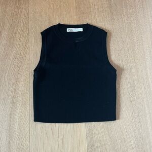 Zara high neck tank     Size large but runs very small